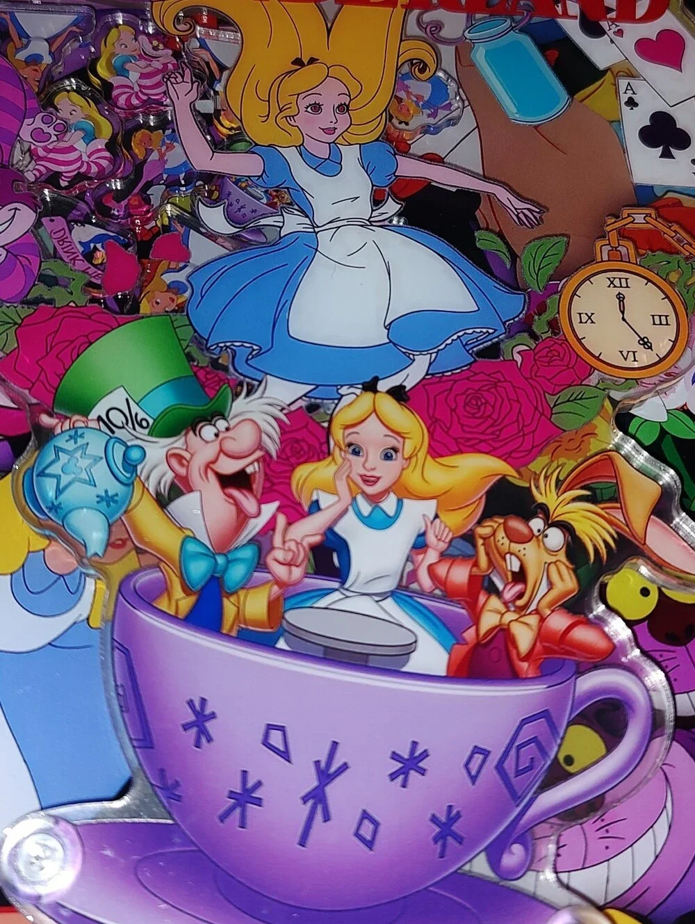 New! A5 Alice In Wonderland Acrylic Shaker Notebook
